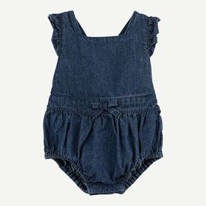 Spearmint Love Oliver and Rain Denim Romper